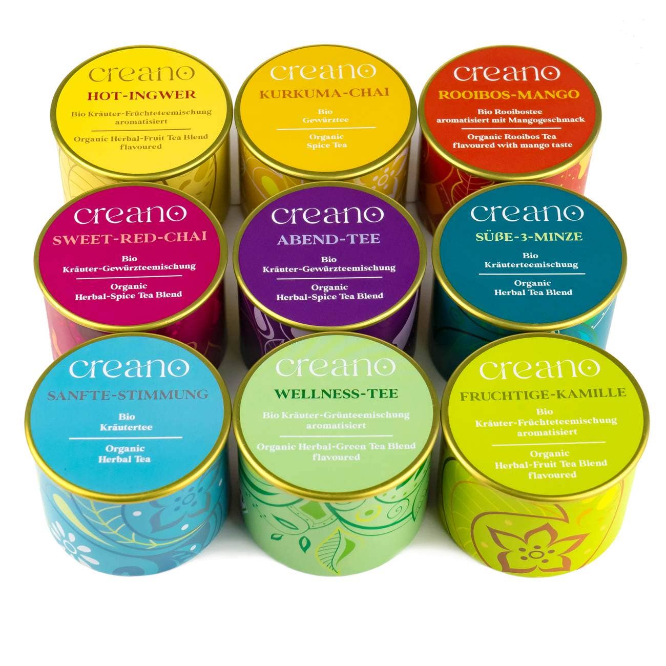 Organic Tea gift set (metal cans)