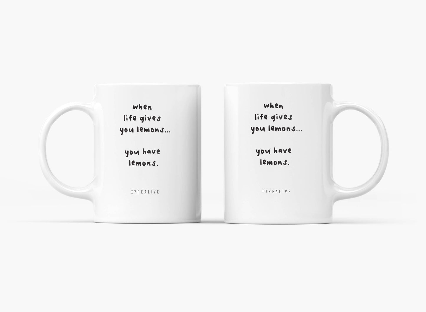 Ceramic mug - Lemons