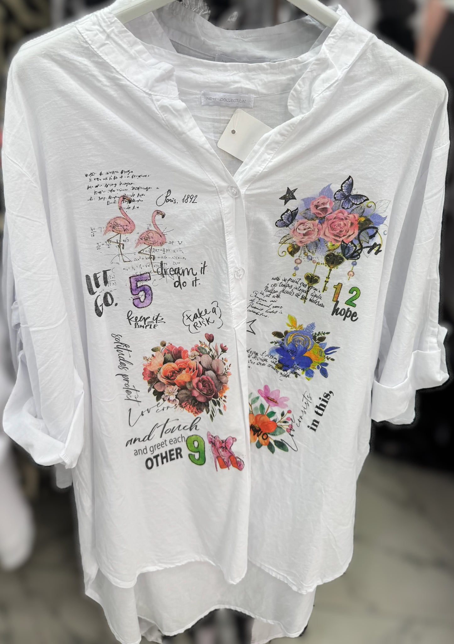 Cotton Blouse with print