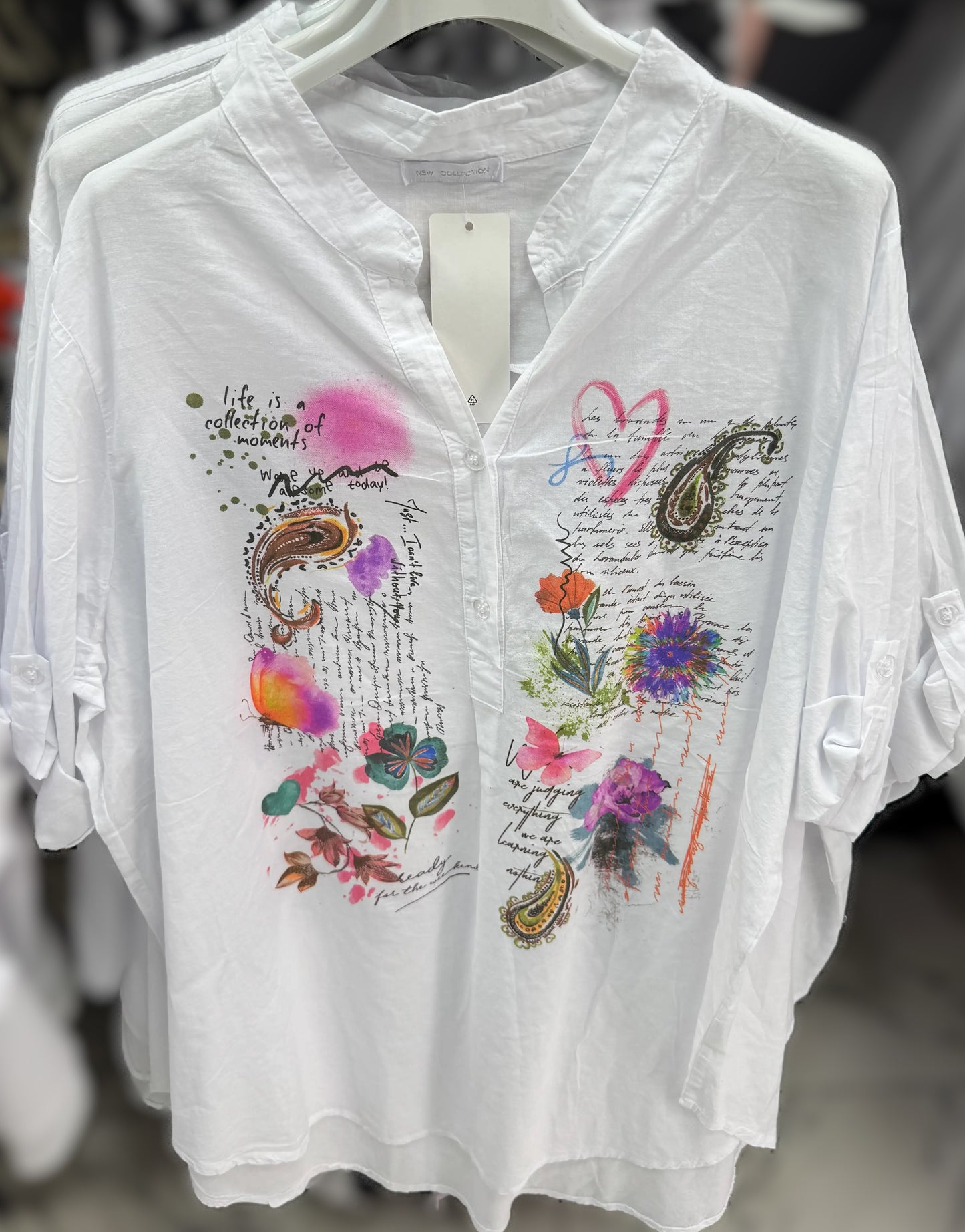 Cotton Blouse with print