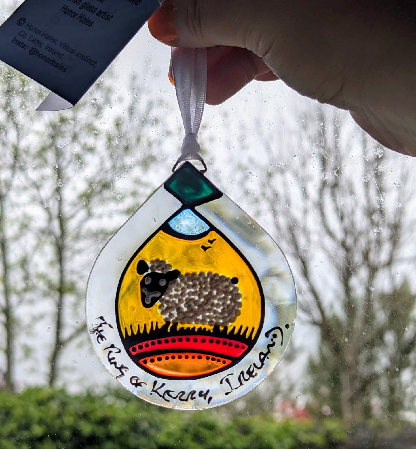 Hand-painted glass Suncatchers - Droplet (Hanging) Irish Landmarks