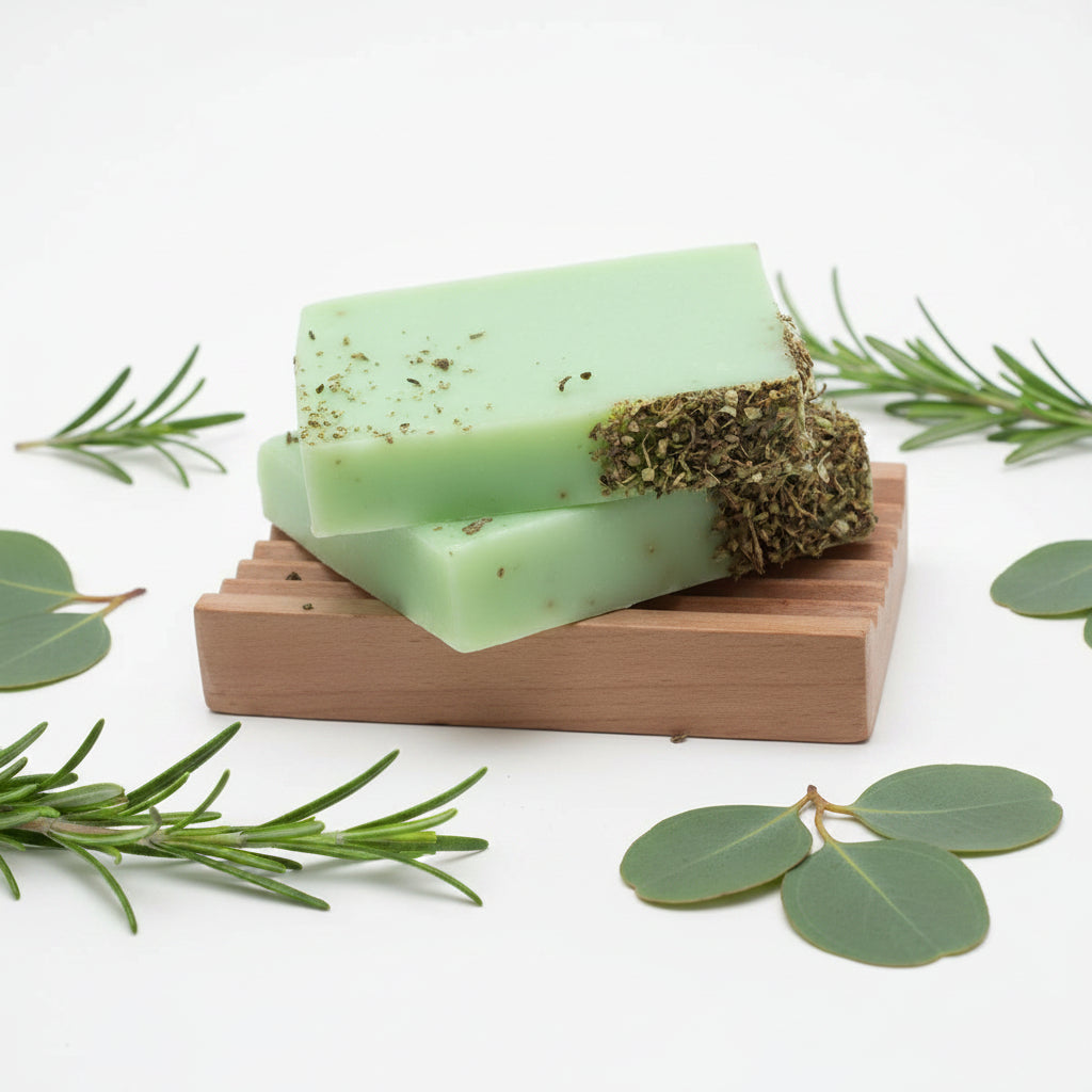 Handmade Soap Slices 100g - Rosemary & Eucalyptus