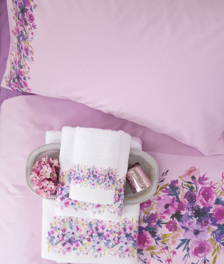 Bed Sheet Set (Top Flat Sheet + 2 pillow cases)