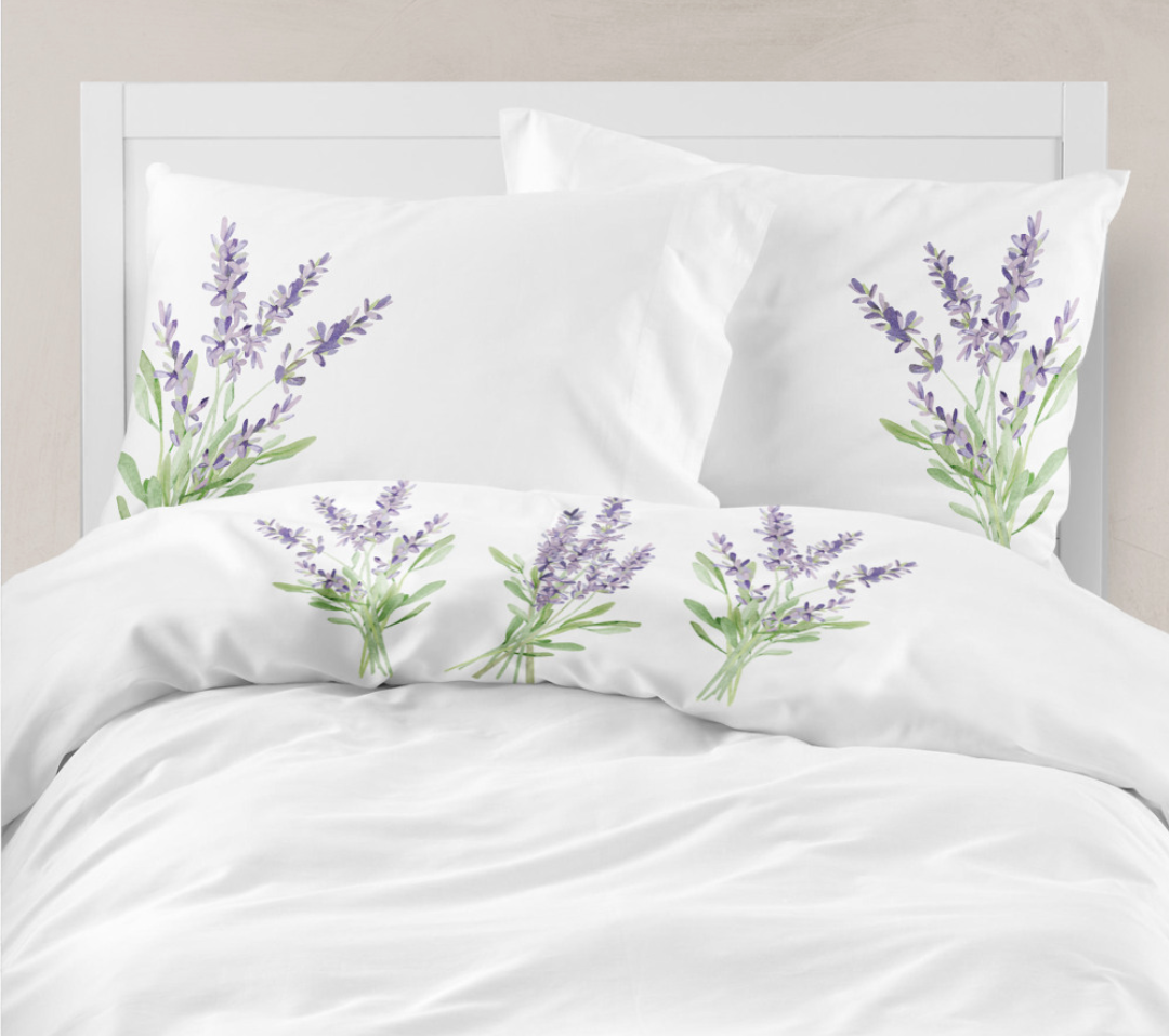 Bed Sheet Set (Top Flat Sheet + 2 pillow cases)