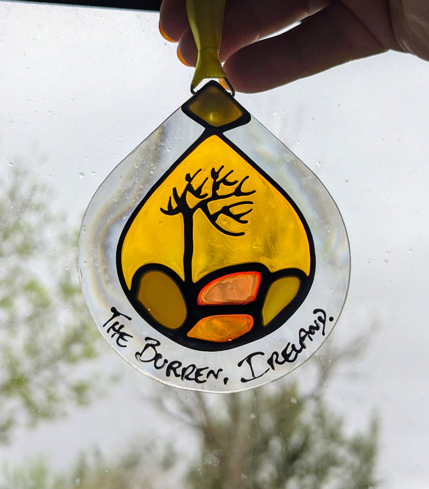 Hand-painted glass Suncatchers - Droplet (Hanging) Irish Landmarks