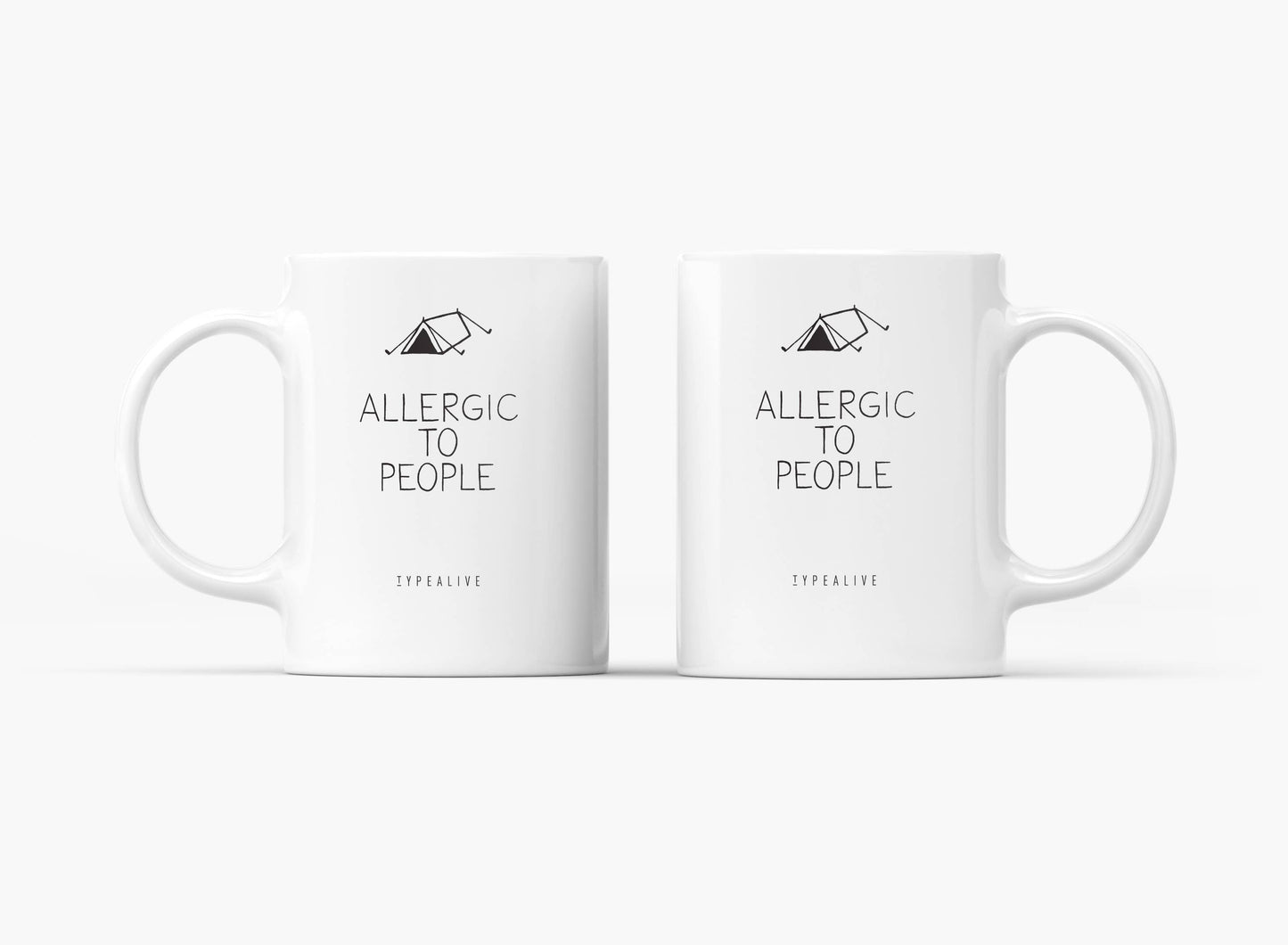 Ceramic mug - Allergic