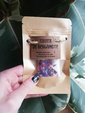 Fragrant fondant/Scented tablet 20g - Bergamot zest