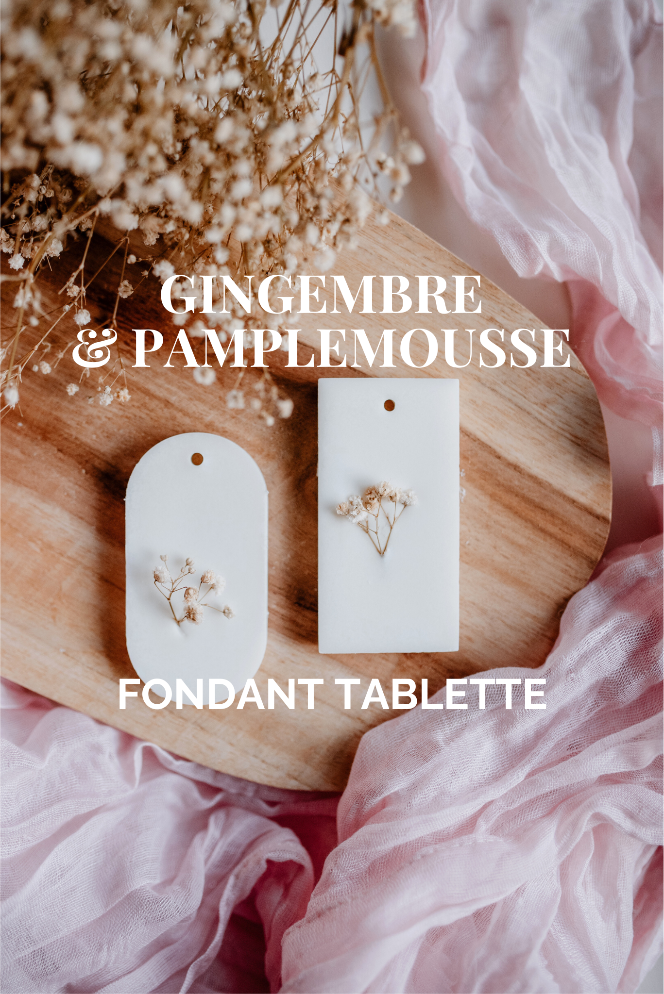 Scented Wax Tablet - Ginger & Grapefruit 10h