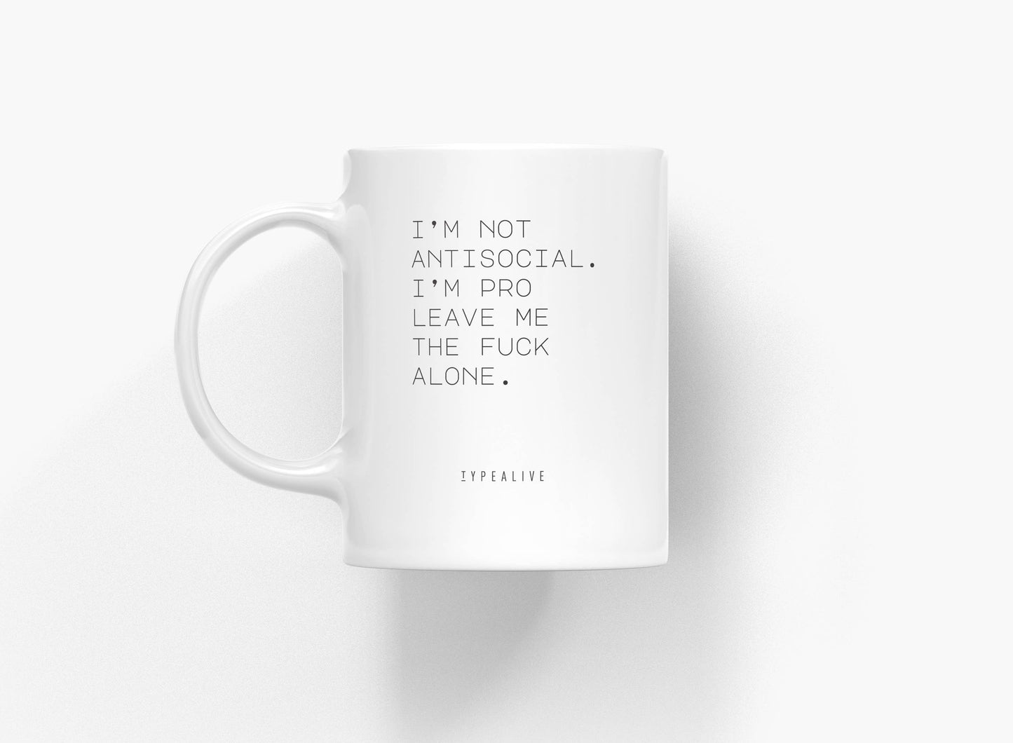 Ceramic mug - Antisocial