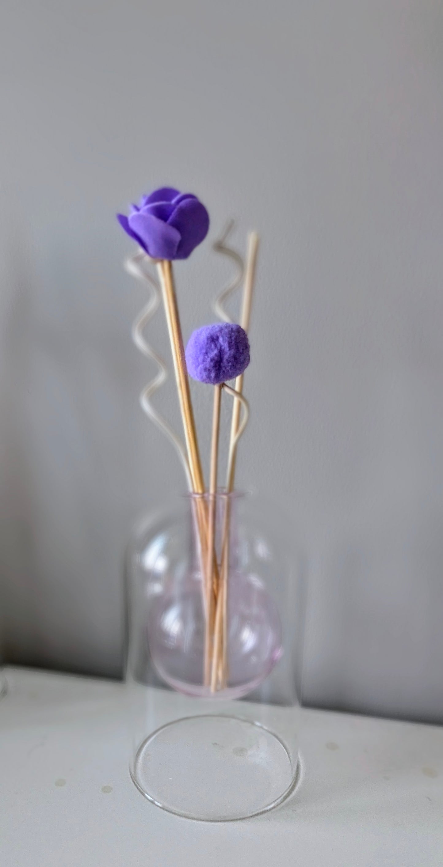 Glass dome reed diffuser - Round