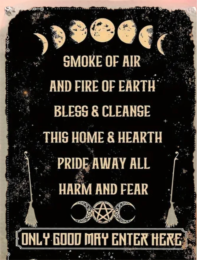 Small Decor Plaque - Only Good can enter here