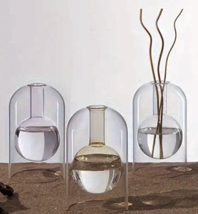 Glass dome reed diffuser - Round