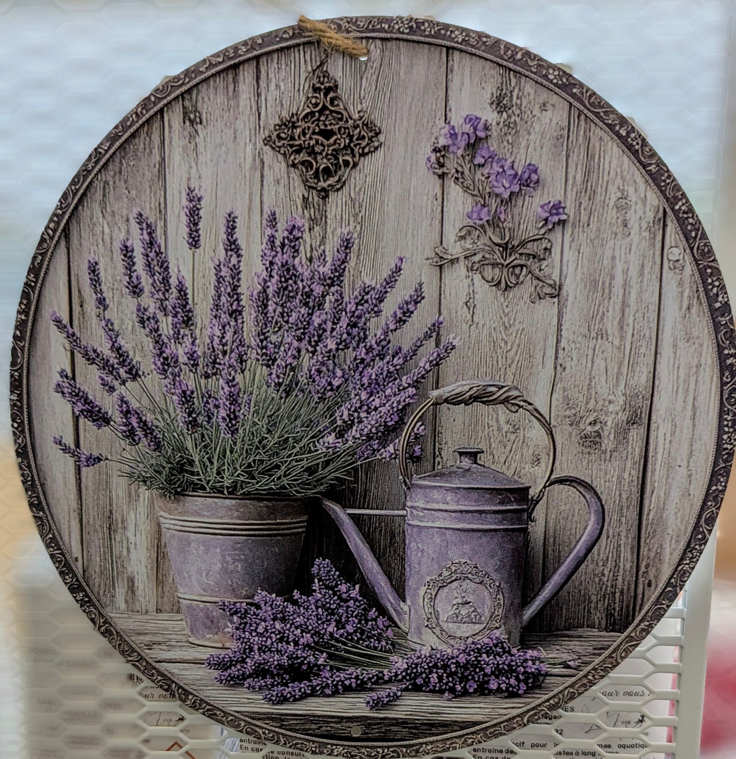Decor Plaque - Lavender