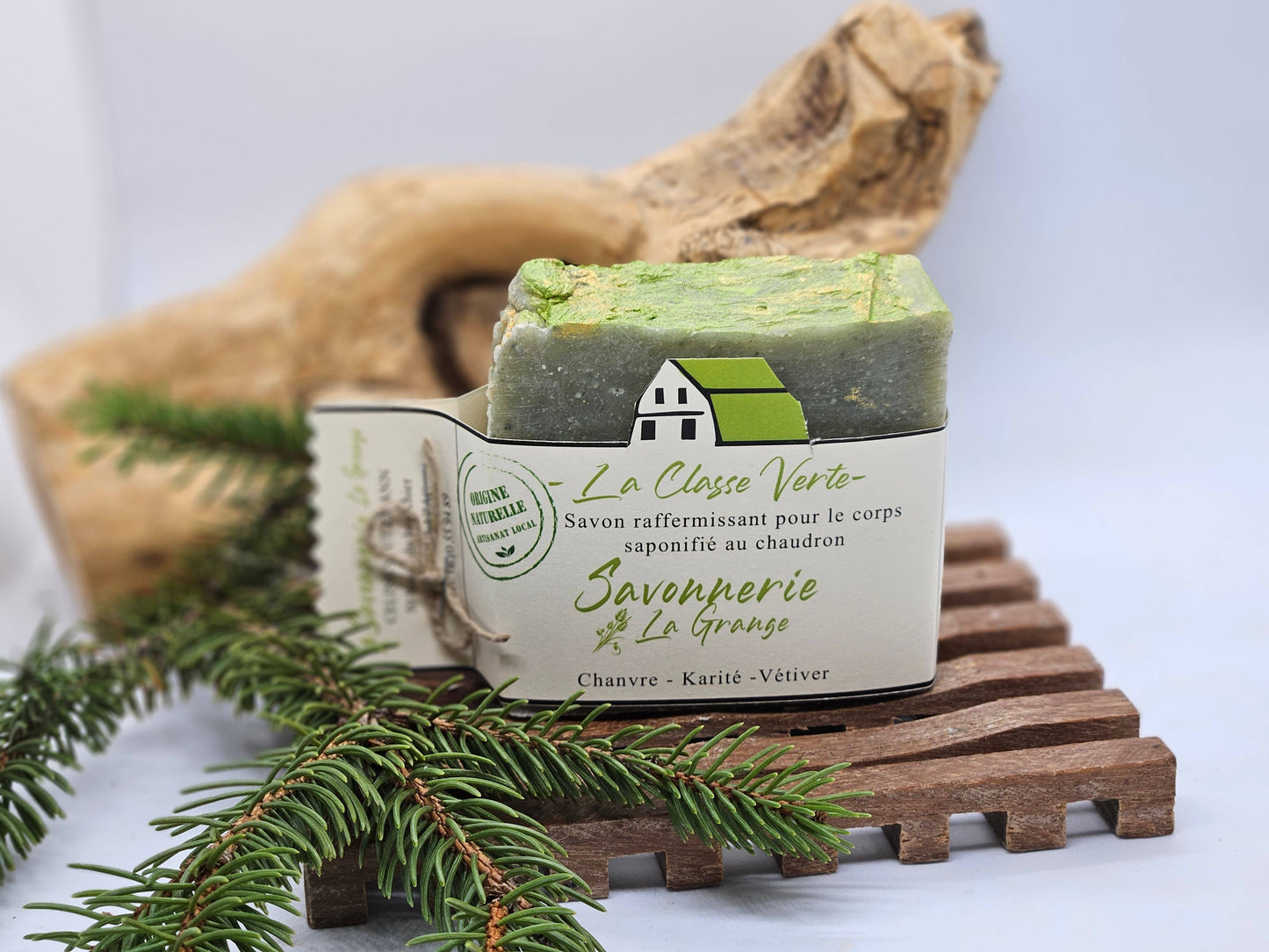 Handmade Soap Slice - The Green Class