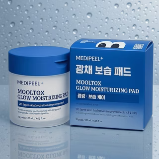 MEDIPEEL – Mooltox Glow Moisturizing Pads 120ml (50 pcs)