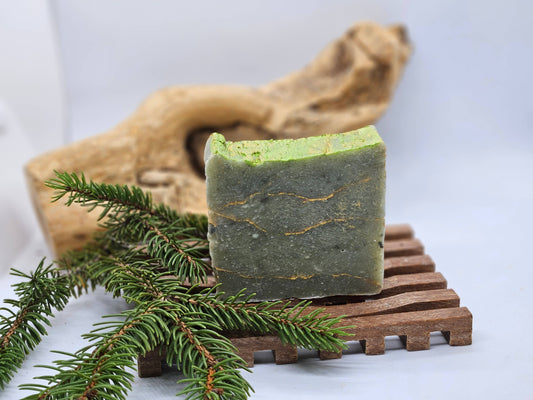 Handmade Soap Slice - The Green Class