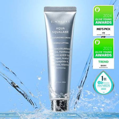 S. NATURE – Aqua Squalane Moisturizing Cream 60ml