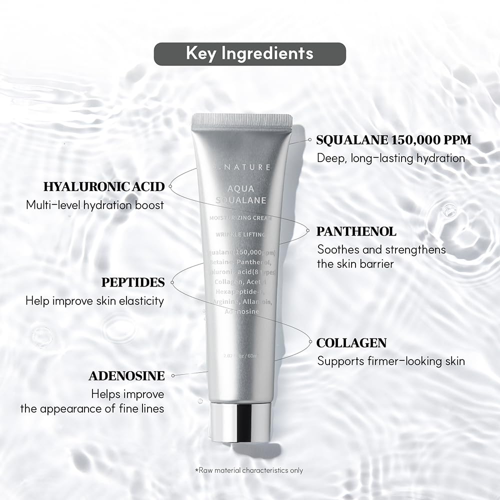 S. NATURE – Aqua Squalane Moisturizing Cream 60ml