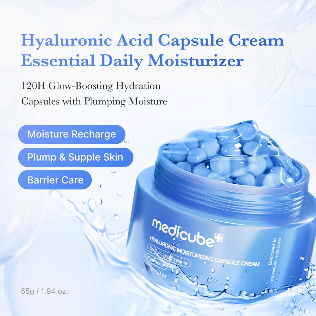 MEDICUBE - Hyaluronic Moisturizing Capsule Cream 55g