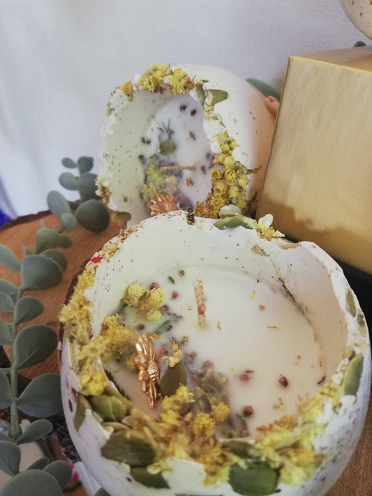 Geode Candle - Sandalwood and Fig