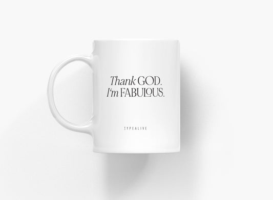 Ceramic mug - Fabulous