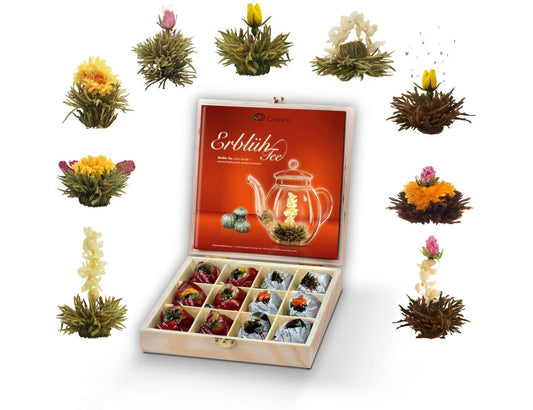 Blooming Tea wooden gift box