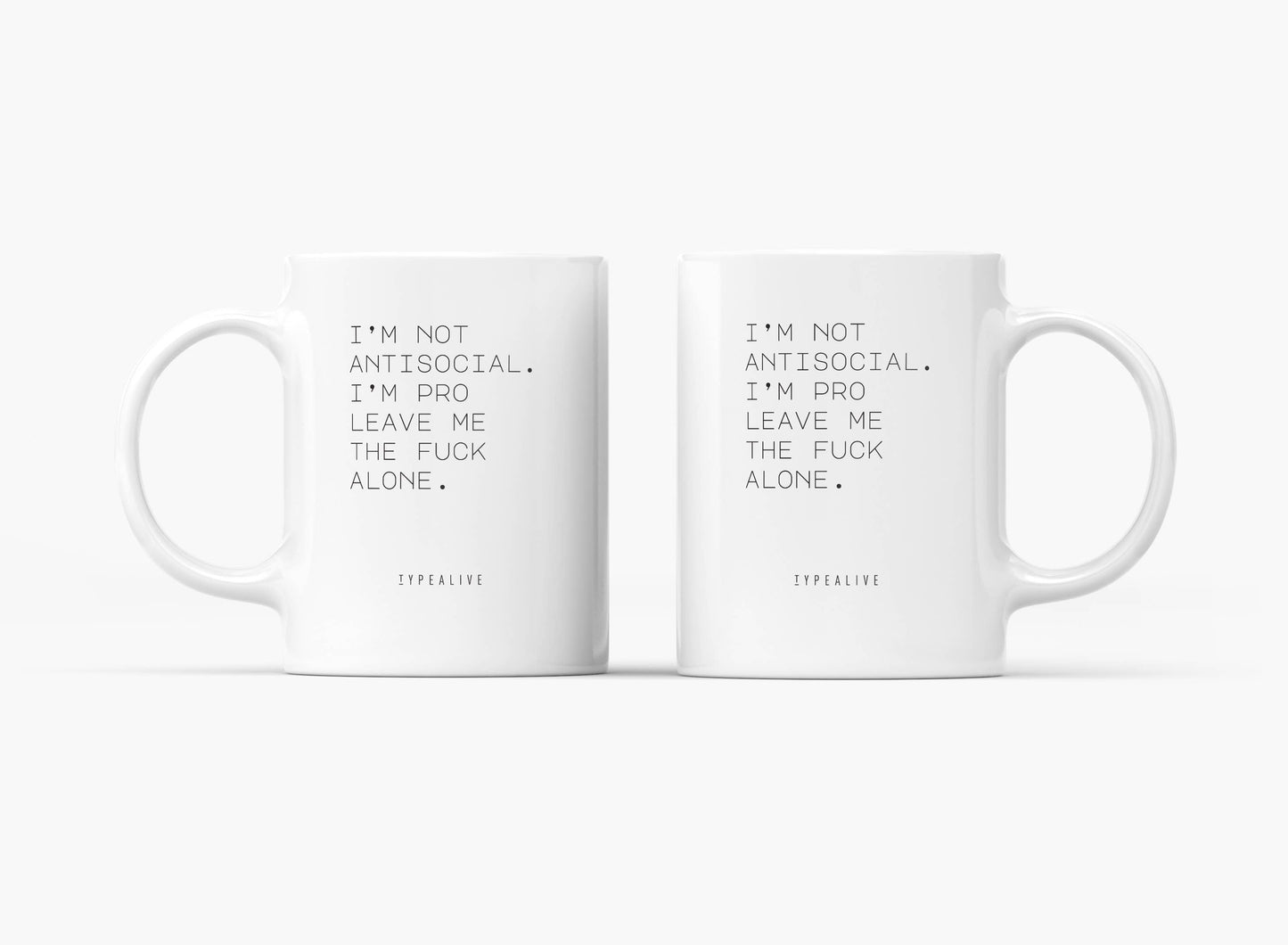 Ceramic mug - Antisocial