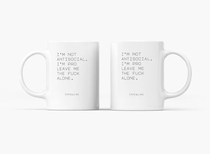 Ceramic mug - Antisocial