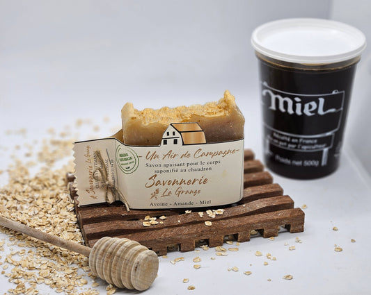 Handmade Soap Slice - A Countryside Air