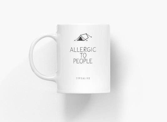 Ceramic mug - Allergic
