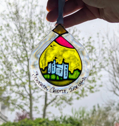 Hand-painted glass Suncatchers - Droplet (Hanging) Irish Landmarks