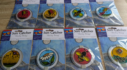Hand-painted glass Suncatchers - Circle