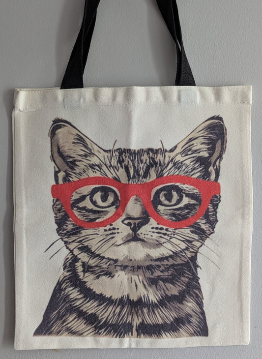 Tote Bag - Cat w/ Glasses