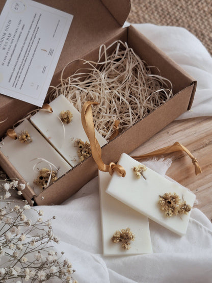 Handmade wax fragrance bars for scenting rooms, closets and drawers