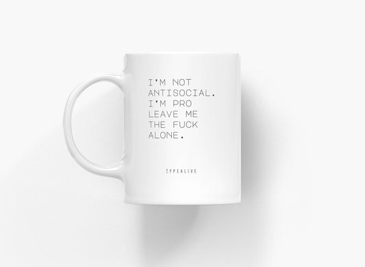 Ceramic mug - Antisocial