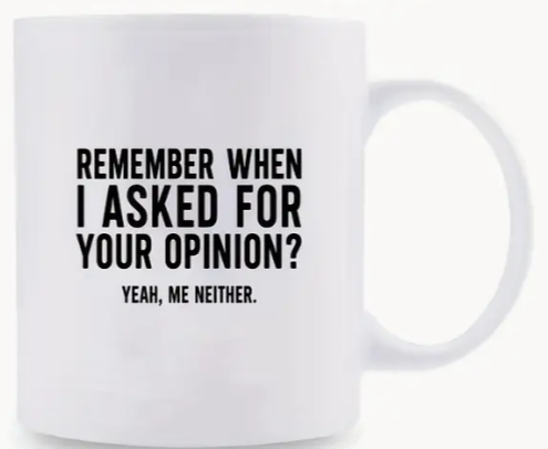 Ceramic mug - Opinion