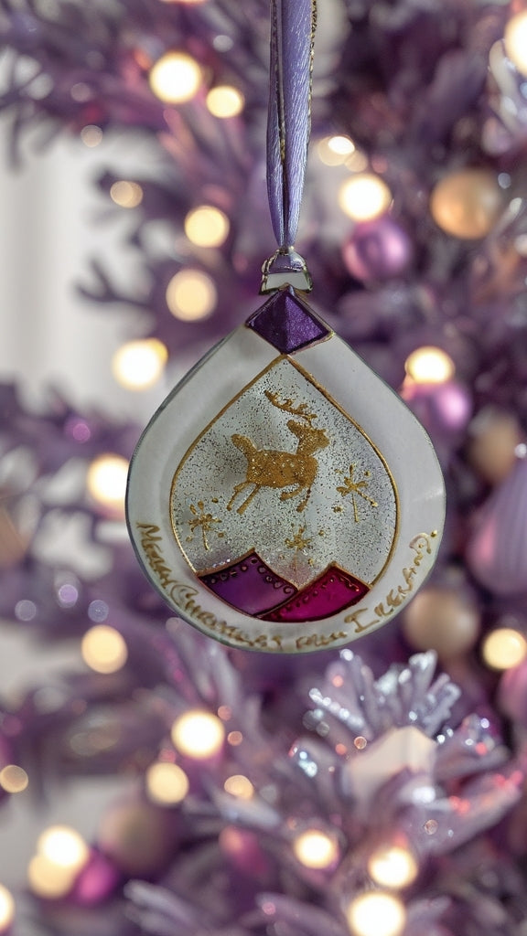 Hand-painted glass Suncatchers - Droplet (Hanging) Christmas