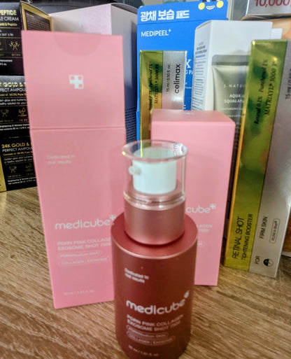 MEDICUBE - PDRN Pink Collagen Exosome Shot Ampoule 7500 30ml