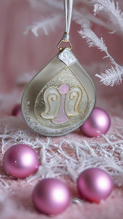 Hand-painted glass Suncatchers - Droplet (Hanging) Christmas
