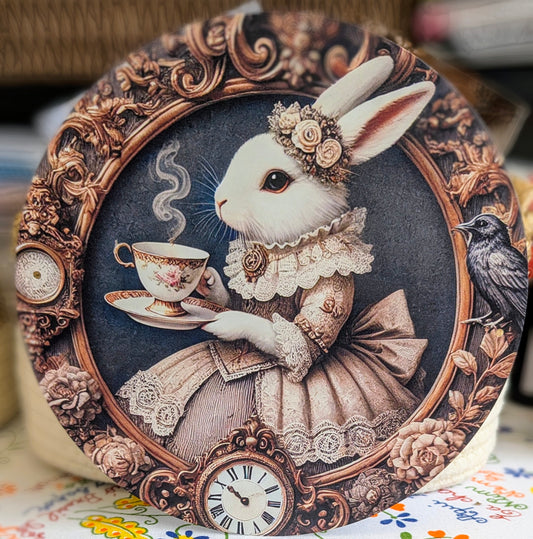 Decor Plaque - Lady Bunny Tea