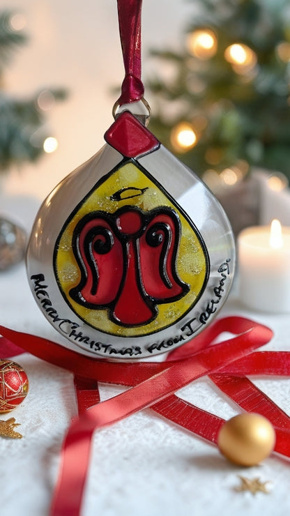Hand-painted glass Suncatchers - Droplet (Hanging) Christmas