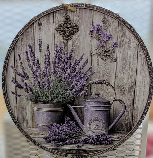 Decor Plaque - Lavender