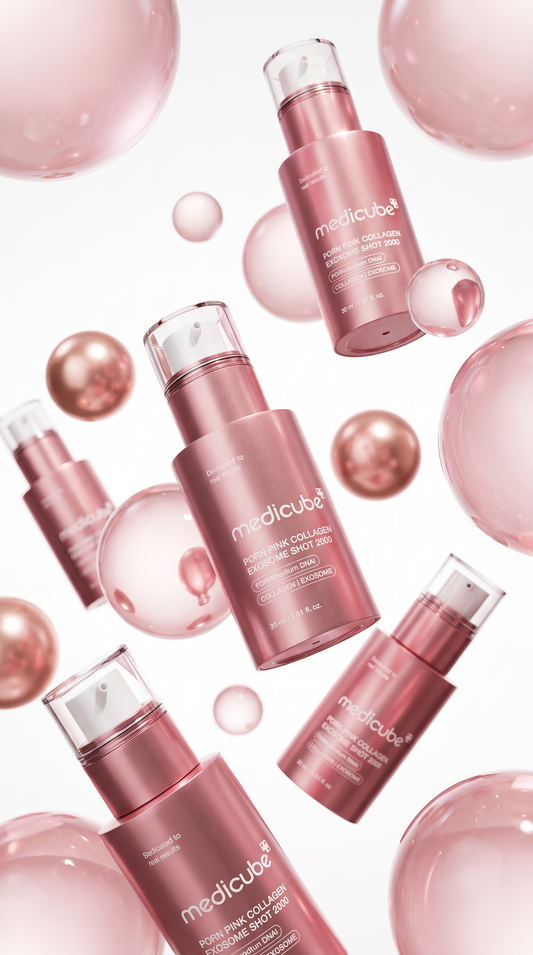 MEDICUBE - PDRN Pink Collagen Exosome Shot Ampoule 7500 30ml