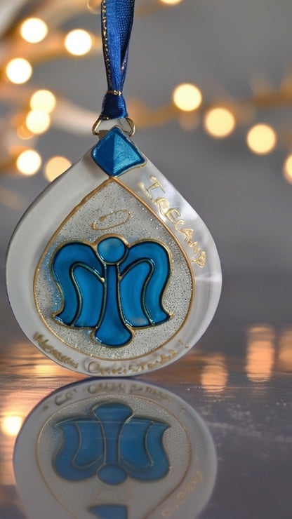 Hand-painted glass Suncatchers - Droplet (Hanging) Christmas