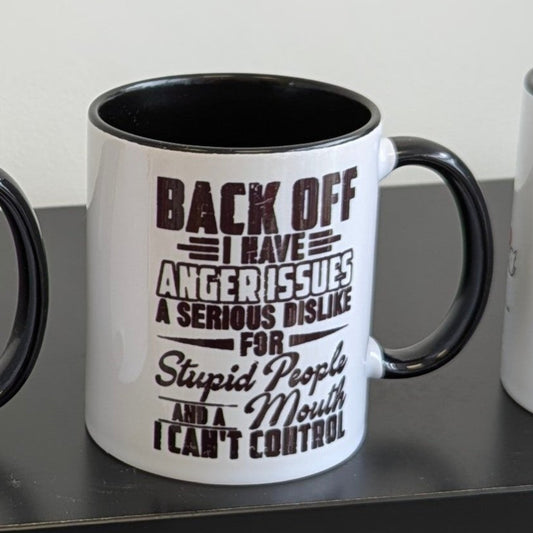 Ceramic mug - Back Off