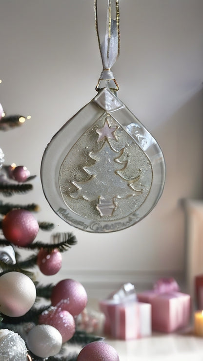 Hand-painted glass Suncatchers - Droplet (Hanging) Christmas